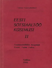 Eesti sotsiaaltöö küsimusi