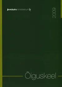 Õiguskeel 2009