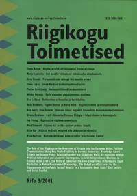Riigikogu Toimetised