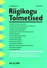 Riigikogu Toimetised