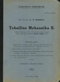 Tehniline mehaanika II