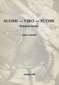 Suomi-viro-suomi biologian sanasto