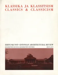 Ehituskunst. Estonian Architectural Review 2003/36-37