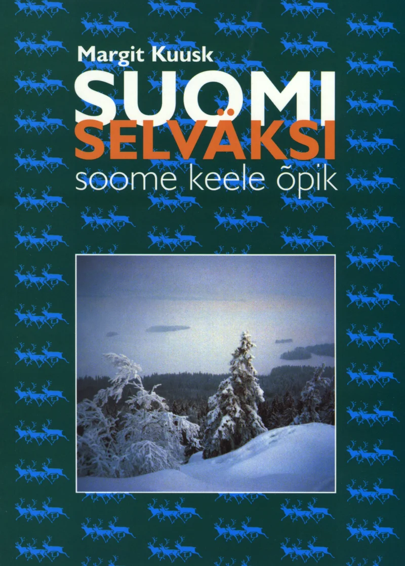 Suomi selväksi - Margit Kuusk (Eesti Keele Sihtasutus, 2008). Kaanel on talvine maastikufoto, kus lumikoorma all painutatud okaspuu särab päikesevalguses külmases õhus. Taust on sinakasroheline põdrakujutistega ääristus.