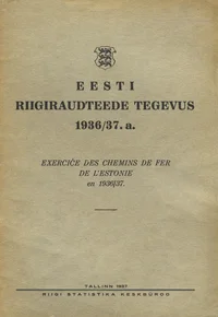 Eesti riigiraudteede tegevus 1936/37. a.
