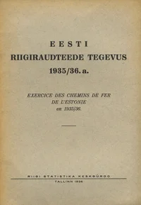 Eesti riigiraudteede tegevus 1935/36. a.
