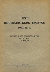 Eesti riigiraudteede tegevus 1931/32. a.