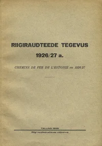 Riigiraudteede tegevus 1926/27. a.