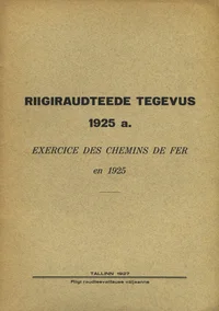 Riigiraudteede tegevus 1925 a.