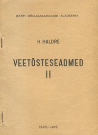 Veetõsteseadmed