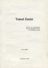 Teated Eestist Nr 3 (1982)