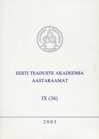 Eesti Teaduste Akadeemia aastaraamat