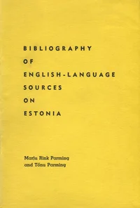 A bibliography of English-language sources on Estonia