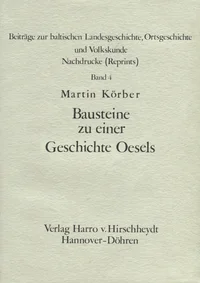 Bausteine zu einer Geschichte Oesels