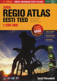 Regio Eesti teede atlas 2008 1:200 000