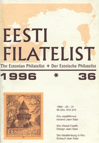 Eesti Filatelist 36, 1996