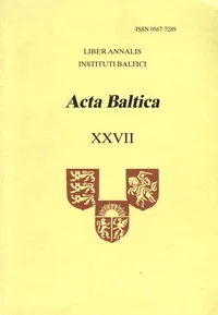 Acta Baltica