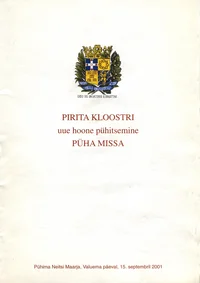 Pirita kloostri uue hoone pühitsemine
