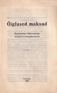 Õiglased maksud
