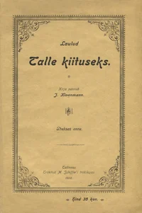 Laulud Talle kiituseks