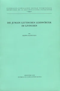 Die jungen lettischen Lehnwörter im Livischen
