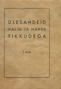 Ülesandeid, nalju ja mänge tikkudega
