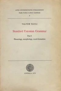 Standard Estonian Grammar