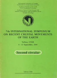 7th International Symposium on Resent Crustal Movements of the Earth