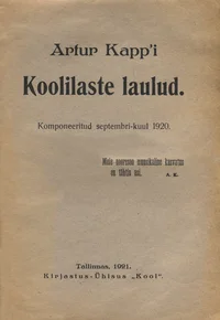 Artur Kapp'i koolilaste laulud