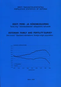 Eesti Pere- ja Sündimusuuring. Estonian family and fertility survey