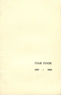 Ivar Ivask 1927-1992
