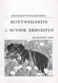 Rottweilerite 1. suvine erinäitus