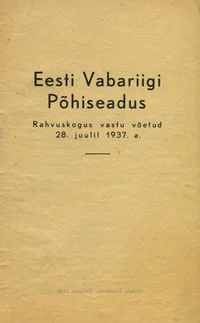 Eesti Vabariigi Põhiseadus