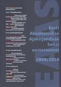 Eesti Akadeemilise Ajakirjanduse Seltsi aastaraamat 2009/2010