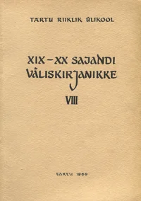 XIX-XX sajandi väliskirjanikke
