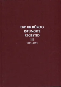 EKP KK büroo istungite regestid