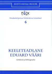 Keeleteadlane Eduard Vääri