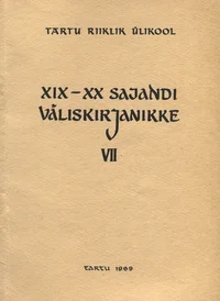 XIX-XX sajandi väliskirjanikke