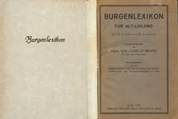 Burgenlexikon für Alt-Livland