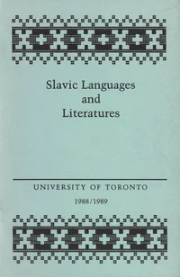 Slavic Languages and Literatures