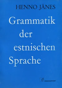 Grammatik der estnischen Sprache