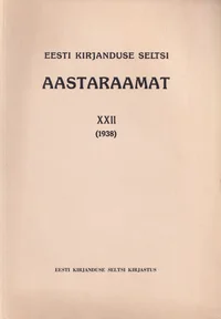 Eesti Kirjanduse Seltsi aastaraamat