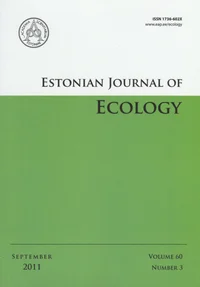 Estonian Journal of Ecology. Volume 60. 2011/3