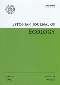 Estonian Journal of Ecology. Volume 61. 2012/1
