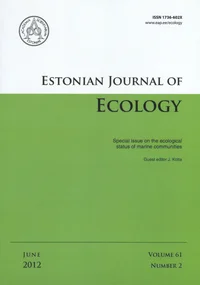Estonian Journal of Ecology. Volume 61. 2012/2