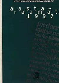 Eesti Akadeemiline Raamatukogu. Aastaraamat 1997