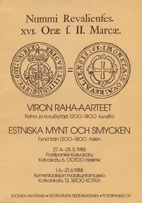 Viron raha-aarteet. Estniska mynt och smycken