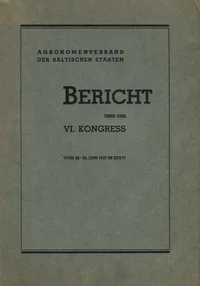 Bericht über den VI. Kongress