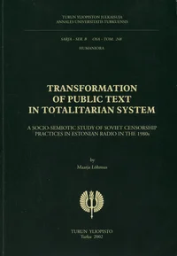 Transformation of public text in totalitarian system