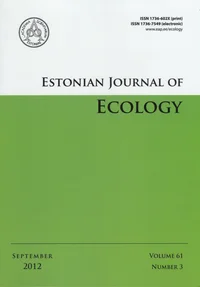 Estonian Journal of Ecology. Volume 61. 2012/3